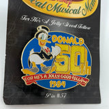 Disney Store Disney Magical Musical Moments For He’s A Jolly Good Fellow Donald 50th 1984 Pin #57