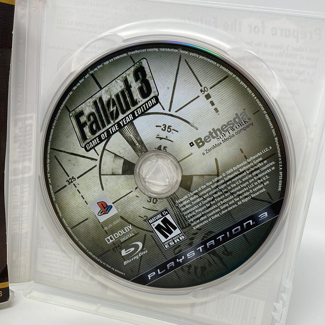 Fallout 3 Game Of The Year Edition - PS3 - Neuf Sous Cellophane (PAL FR)