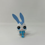 Littlest Pet Shop Blind Box Series 1 Gen  7 G7 #8 Blue White Bunny Rabbit