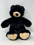 Build A Bear (BAB) Workshop Black Bear 17" Plush Black Teddy Stuffed Animal Toy