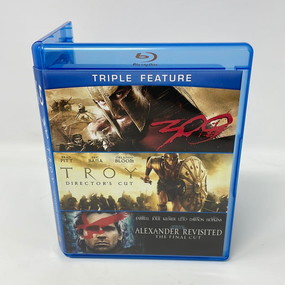 Blu-Ray Triple Feature 300, Troy, Alexander