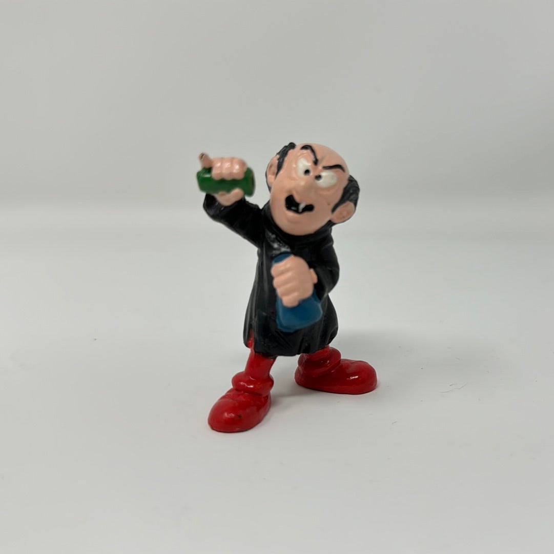 Schleich Peyo Smurf Figurine 1978 Gargamel Mad Scientist Hong Kong
