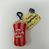 Plushie TREATZ KEYCHAIN Popcorn Clip Zipper Clip