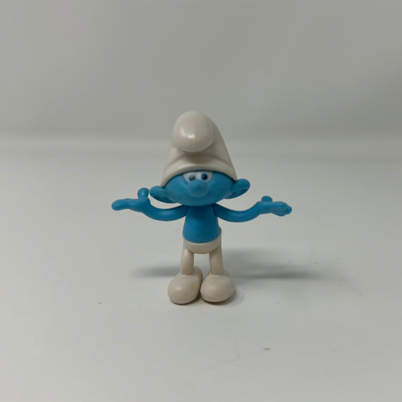 Jakks Smurf Figure Open Arms and Head Move 2016 Cake Topper 2.25