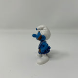 Smurfs Gutsy Smurf Scottish Kilt Figure Vintage Scotland Figurine PVC Toy