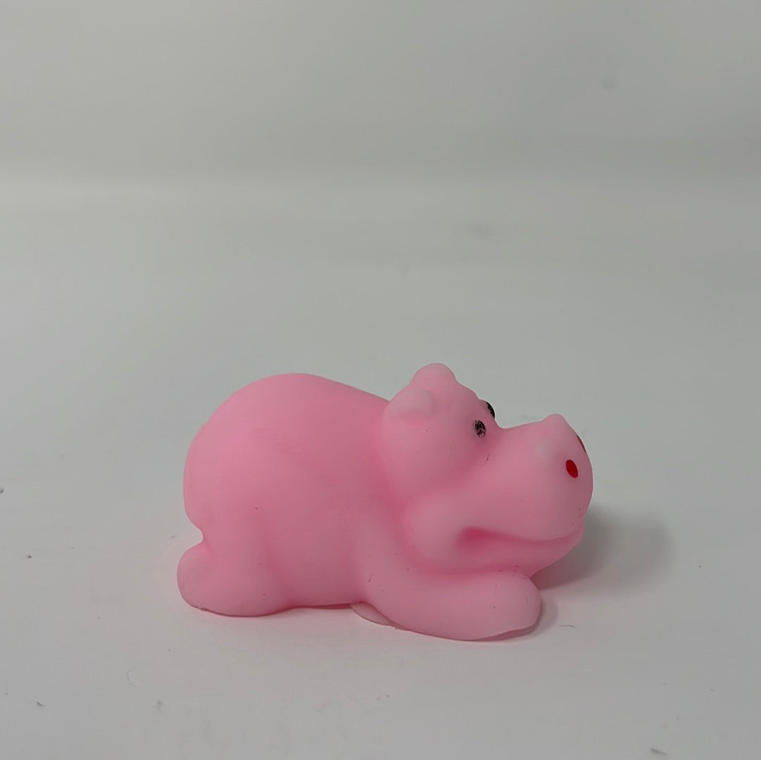 Pink Hippo Mochi Squishy Fidget Toy shophobbymall