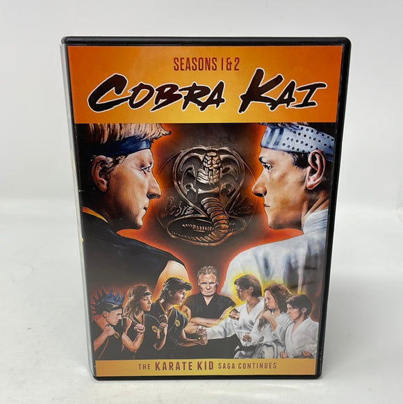 DVD Seasons 1&2 Cobra Kai The Karate Kid Saga Continues