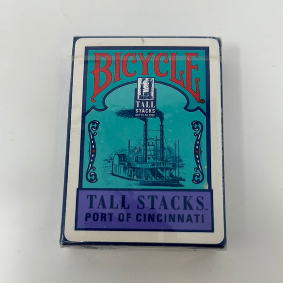 Sealed Vintage 1992 Tall Stacks Port of Cincinnati Bicycle Playing Cards Deck