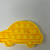 Yellow Car Pop It Fidget Toy