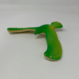 Balancing Bird Magic Scientific Weighted Desk Novelty Toy Gifts Green and Yellow