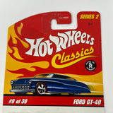 Hot Wheels Classics Series 2 - Ford GT-40 Spectraflame Antifreeze 1:64 Diecast