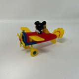 Mickey Mouse Pluto Airplane Plastic Toy Cake Topper Disney