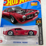 Hot Wheels 2022 HW Dream Garage 1/5 1970 Pontiac Firebird 1/250 Red