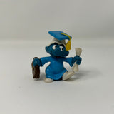 1980 Smurf Figurine Smurfs Graduate Graduation Schleigh Peyo W. Berrie Hong Kong