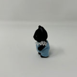 CALICO CRITTERS Sylvanian tuxedo black cat baby Blue Outfit kitten