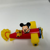 Mickey Mouse Pluto Airplane Plastic Toy Cake Topper Disney