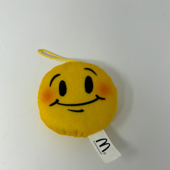 McDonald's Happy Meal Toy Emoji Happy Plush (2016)