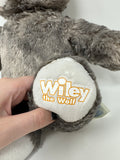 Build A Bear Wolf Pup Wiley the Wolf Grey 16" Great Wolf Lodge Plush Toy Stuffed