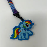 My Little Pony MLP G4 Rainbow Dash Rubber Keychain 2017 Hasbro