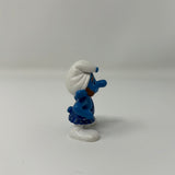 Smurfs Gutsy Smurf Scottish Kilt Figure Vintage Scotland Figurine PVC Toy
