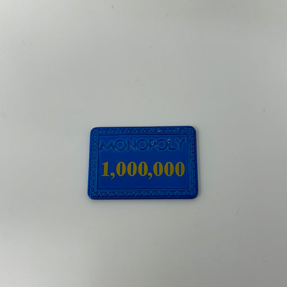 Monopoly Surprise Community Chest Token 1,000,000 Gift Certificate-Ultra Rare!