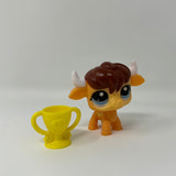 Littlest Pet Shop LPS Gen 7 G7 - #05 Blind Box Cinnamon Tan Bull Cow New!