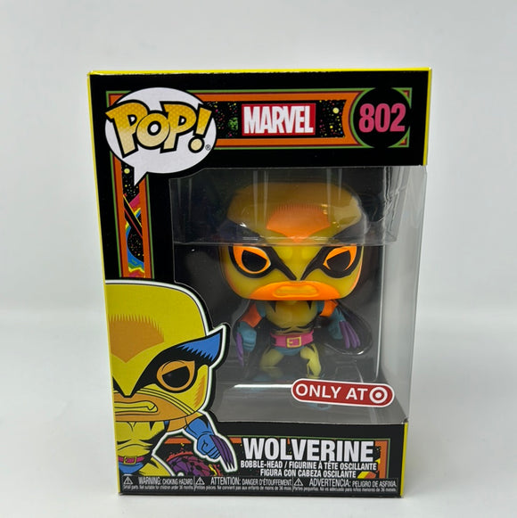 Funko Pop! Marvel Wolverine Black Light Target Exclusive 802