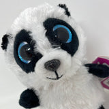 Keel -  Mini Motsu Noodles The Panda Black & White Soft Plush Beanie Toy -12 Cm