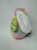 Squishmallows Candy Rainbow Tie Dye Bunny Plush 8" Furry Belly