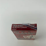 New Cartamundi Classic Brand Jumbo Faced Playing Cards Red Sealed Package