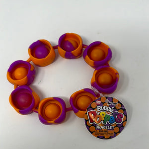 Bubble Poppers Bracelet Purple and Orange Fidget Toy