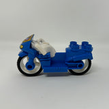 LEGO Duplo Wonder Woman Motorcycle Cycle Blue Super Hero Bike