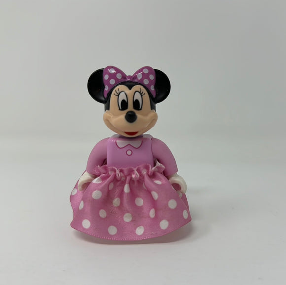 lego pink dress LEGO Female Minifigure Torso Bright Pink Dress Laces Stripes Series 24 Rococo x1