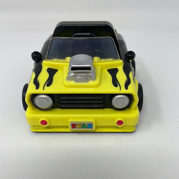 Ryan's World Ryan's Race Rod Vehicle Figure Hot Rod Bonkers 2018 Toy Car Yellow