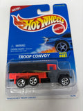 Hot Wheels 1996 Blue Card Troop Convoy #487 Red