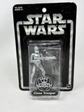 Hasbro Star Wars 2003 Silver Clone Trooper Figure New