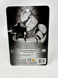 Hasbro Star Wars 2003 Silver Clone Trooper Figure New