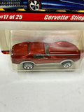 Hot Wheels Classic Series 1 Corvette Stingray 17/25 Orange