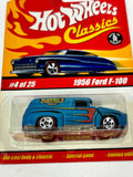 Hot Wheels Classic Series 1 1956 Ford F-100 4/25 Blue