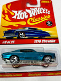 Hot Wheels Classic Series 1 1970 Chevelle 8/25 Blue