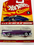 Hot Wheels Classics Series 2 1957 Chevy Bel Air Convertible 4/30 Purple