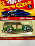 Hot Wheels Classic Series 1 1940’s Woodie 11/25 Green