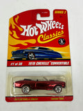 Hot Wheels Classics Series 2 1970 Chevelle Convertible 1/30 Red
