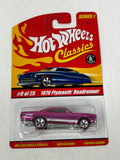 Hot Wheels Classic Series 1 1970 Plymouth Roadrunner 9/25 Pink