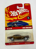 Hot Wheels Classics Series 2 1965 Mustang 6/30 Gold White Stripe