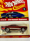 Hot Wheels Classic Series 1 1970 Plymouth Roadrunner 9/25 Red