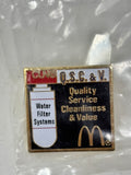 McDonald’s CUNO Water Filtration Systems Pin