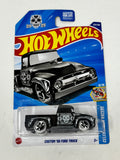 Hot Wheels 2025 Celebration Racers 8/10 Custom ‘56 Ford Truck Black