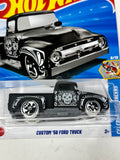 Hot Wheels 2025 Celebration Racers 8/10 Custom ‘56 Ford Truck Black