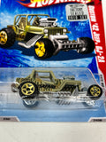 Hot Wheels 2010 Race World Jungle 2/4 Custom ‘42 Jeep CJ-2A 214/240 Factory Sealed Set
